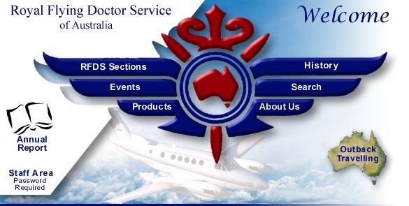 Logo des Royal Flying Doctor Service