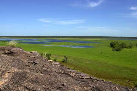 ein wunderbaren Ausblick über die Wetlands